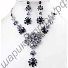 Гарнитур black necklace earring